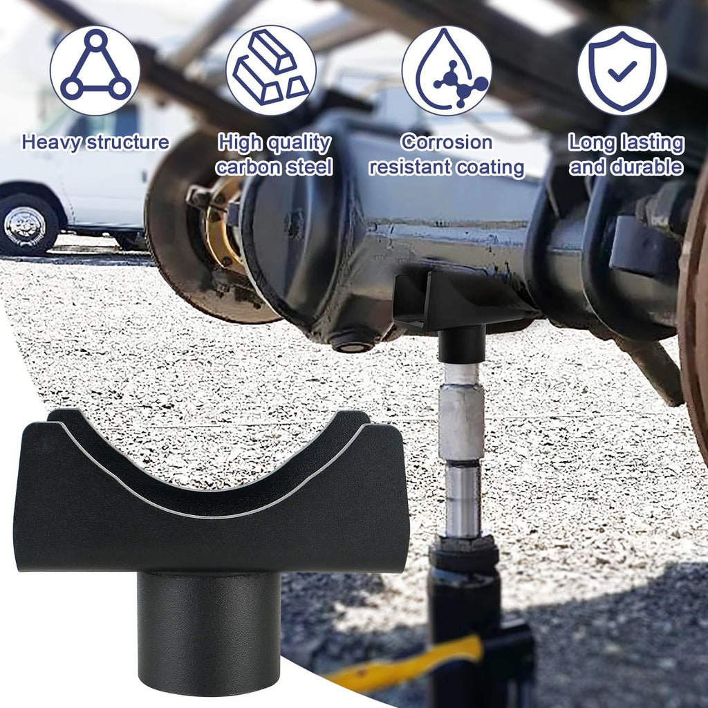Bottle Jack Axle Adapter Lifting Saddle for 2.3.4"Round & 2.3.4" Square Tube,Bottle Jack Adapter Axle Saddle for Within Lifting Platform