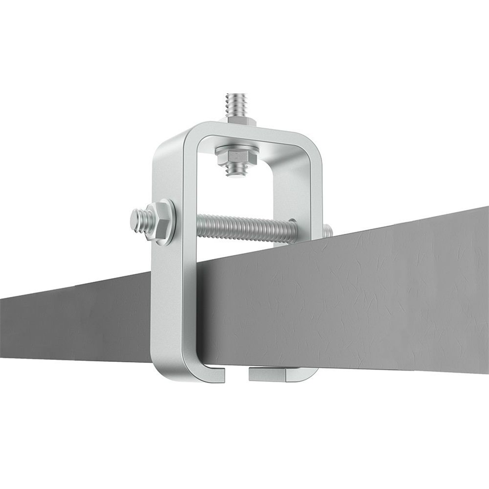 Stainless steel channel trolley track hanger support bracket 1-5/8 Intermediate Support Hange Bracket for All 1-5/8" Channel Trolley Track (2 Set)