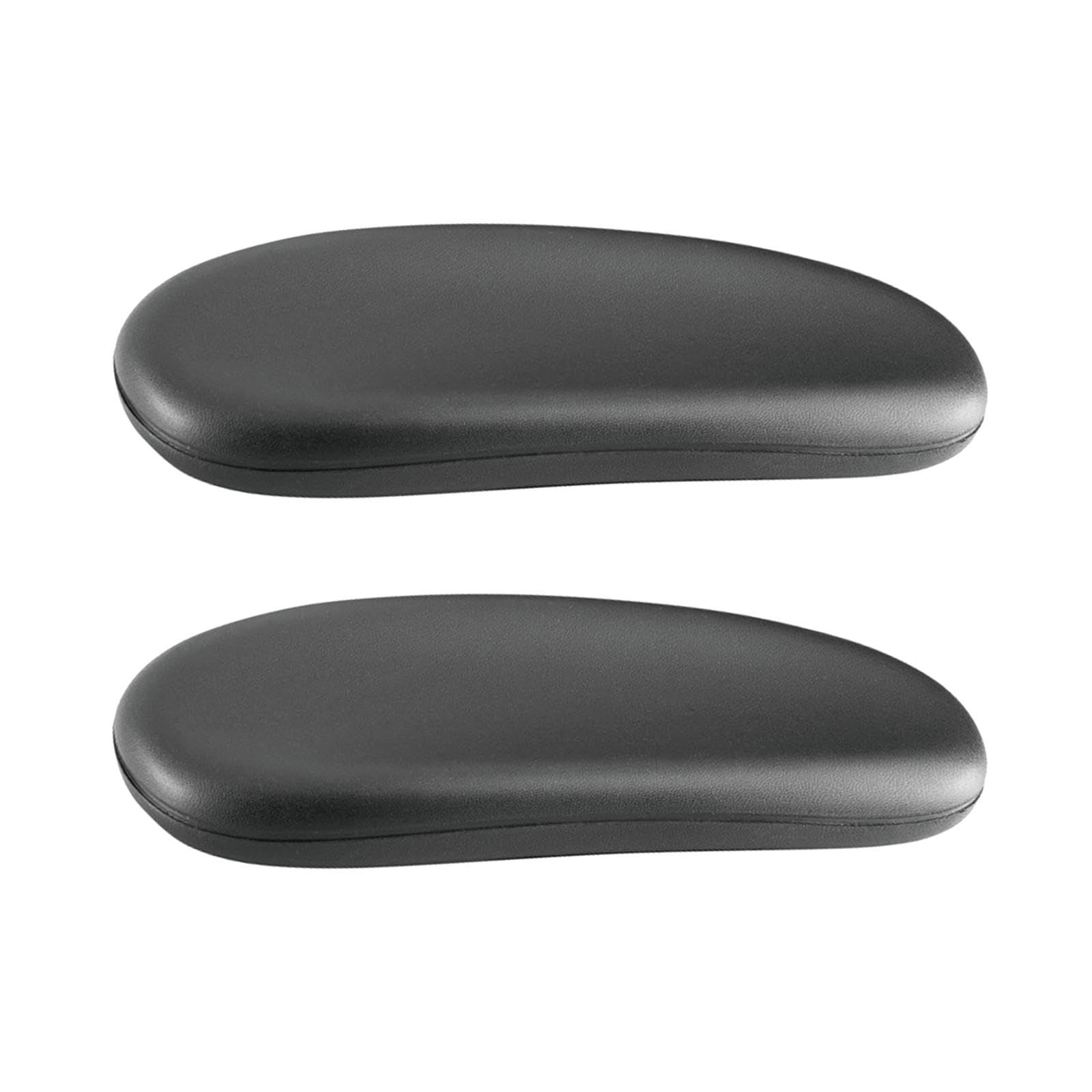 Office Chair Armrest Pads Replacement Fits Univeral Desk Chair Arms with Mounting Hole Patterns Screws, Desk Armrest Cover 25.5*9.5cm (Pack of 2)
