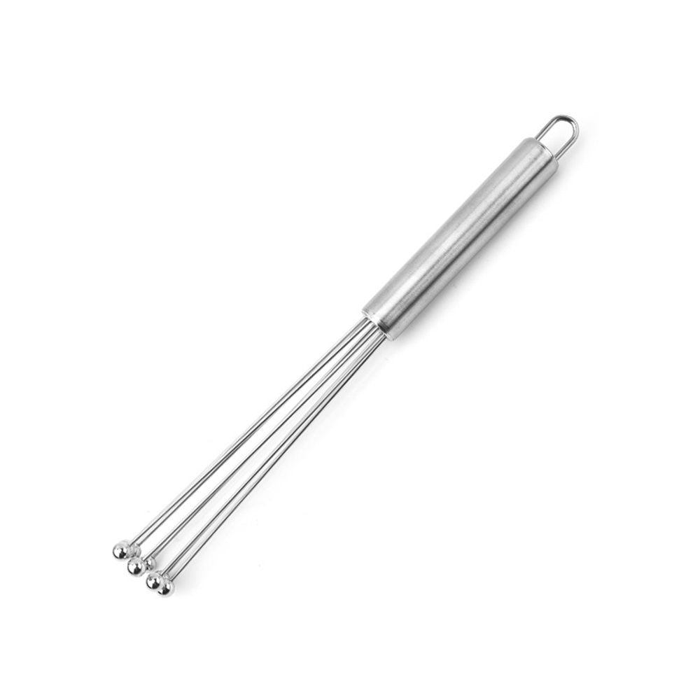 2 Pieces Stainless Steel Ball Whisk Wire Egg Whisk Set Kitchen for Cooking, Blending, Whisking, Beating, Stirring(10 Inch and 12 Inch)