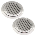 2 Pcs 5 " Round Louvered Air Vent, 316 Stainless Steel Marine Boat Vent Cover,louver, and air outlet, exhaust vent