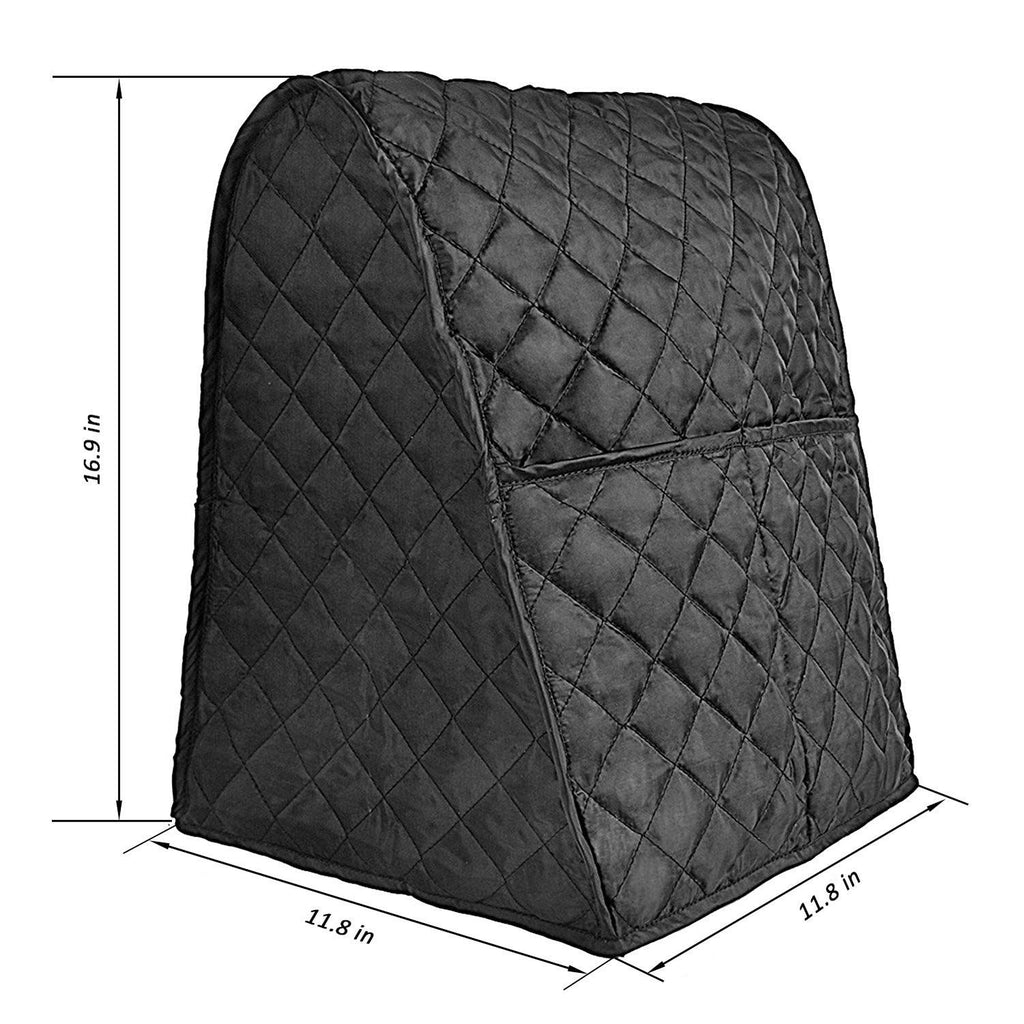Tilt-Head Stand Mixer,  Dust Cover with Pockets for Accessories.Dust cover for household mixer(BLACK)
