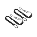 2 safety ropes for high-altitude work tools to prevent falling, 80cm-90cm safety rope, (black climbing buckle)