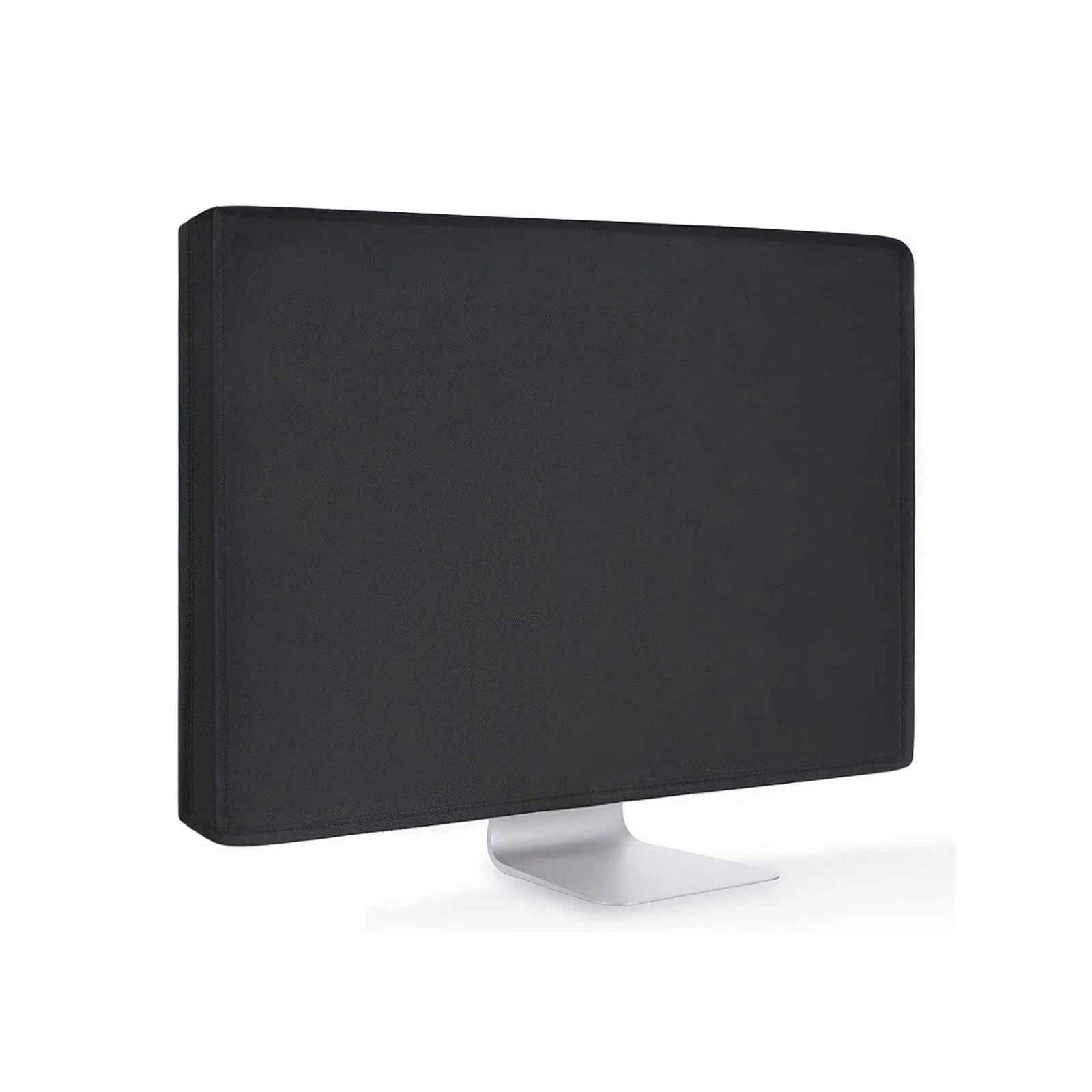 Monitor Dust Cover  Anti-Static Dustproof Panel Case Computer Screen Protective Sleeve Compatible with Desktop and TV, Black
