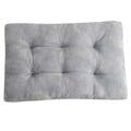 Deluxe Pet Beds, Super Plush Dog or Cat Beds Ideal for Dog Crates, Machine Wash & Dryer Friendly (Light Gray,55*40cm)