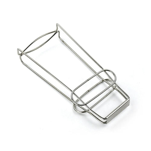 302 Stainless Steel Hot Plate Gripper Tongs Foldable Kitchen Pot Holder Clamp for Safe Hot Dish and Bowl Handling Steaming Clips for Home and Restaurant Use（small size）