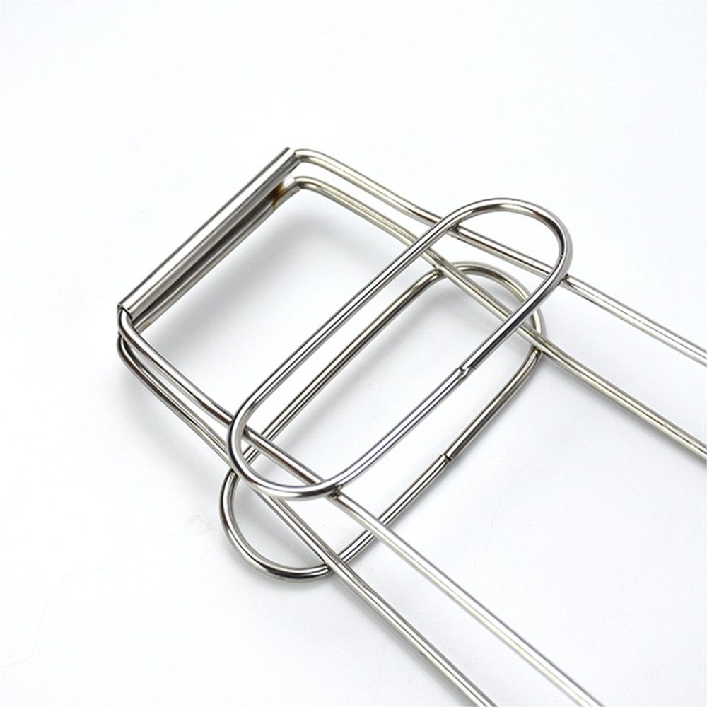 302 Stainless Steel Hot Plate Gripper Tongs Foldable Kitchen Pot Holder Clamp for Safe Hot Dish and Bowl Handling Steaming Clips for Home and Restaurant Use（small size）