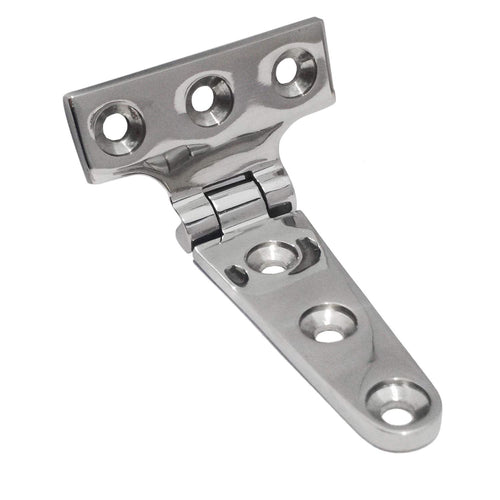 2pcs 316 Stainless Steel T Hinge, Resistance, Mirror Polished,  for Cabinet Doors, Garden Gates, Boats, Yachts（100*54*4.8mm）