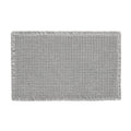 Waffle Bath Mat, Boho Bathroom Rugs Non Slip Washable Super Absorbent Quick Dry Bath Mat Farmhouse Bathroom Decor,  Grey 43x61cm
