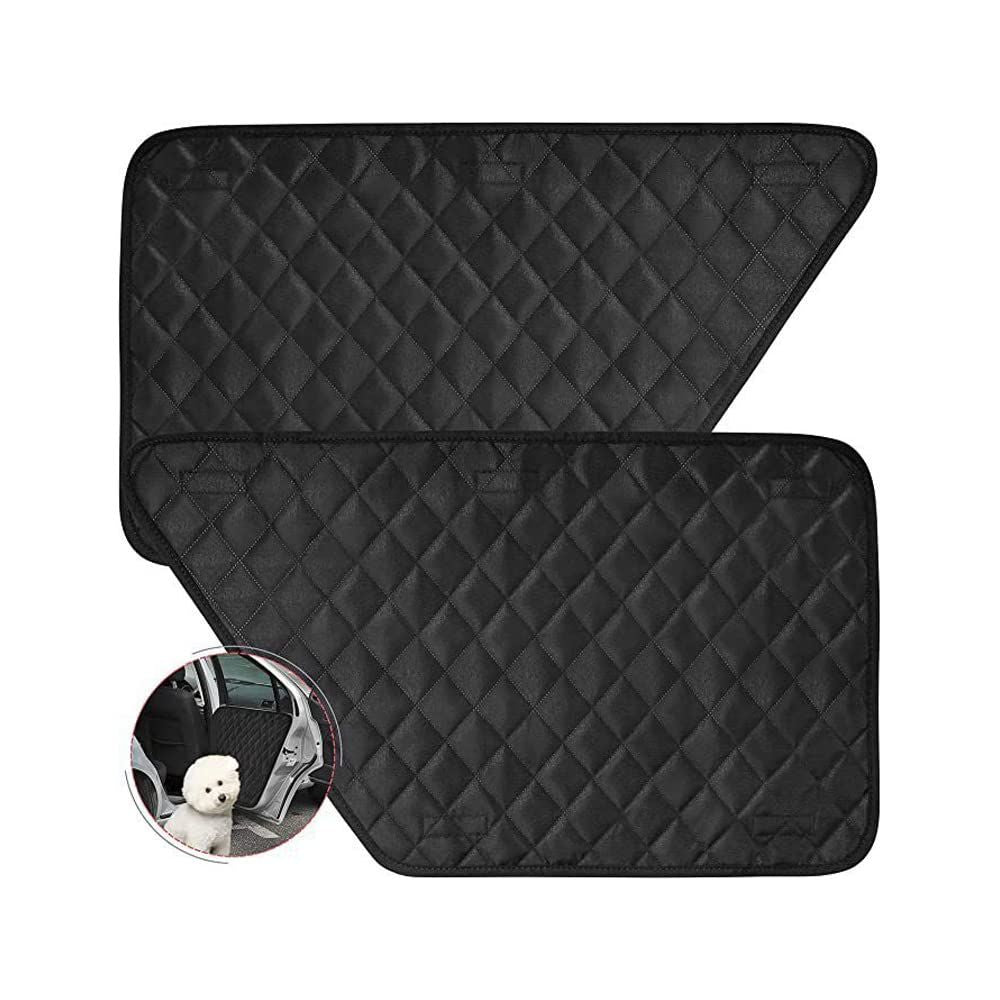 2Pcs Car Door Protector for Dogs Pet Cover-Waterproof Scratchproof Nonslip Durable Protector, Machine Washable Pet Vehicle CarDoor Guard