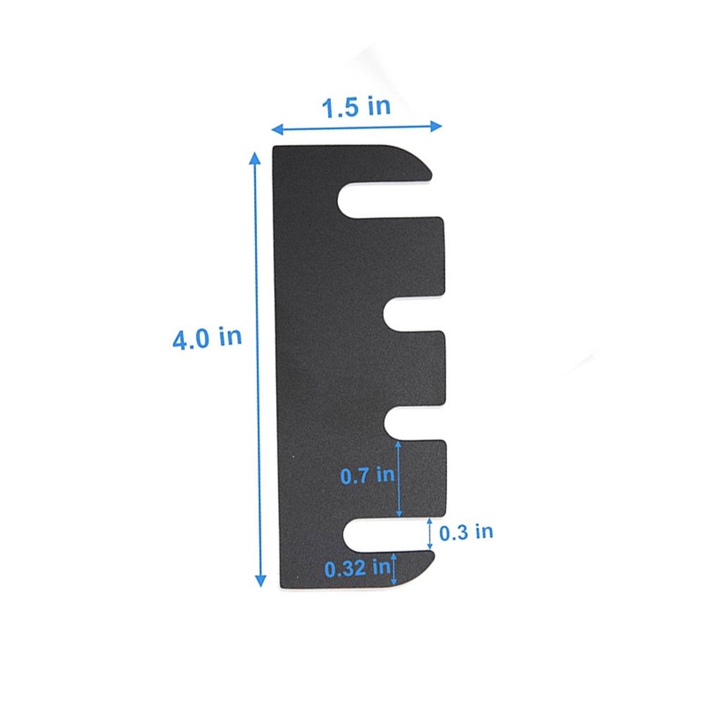 10 Pack Door Hinge Shims for Door Hinge Repair Kit, 0.030 Inch Thickness, 4 Inch Hinge Shims Hardware Door Hinge Shims