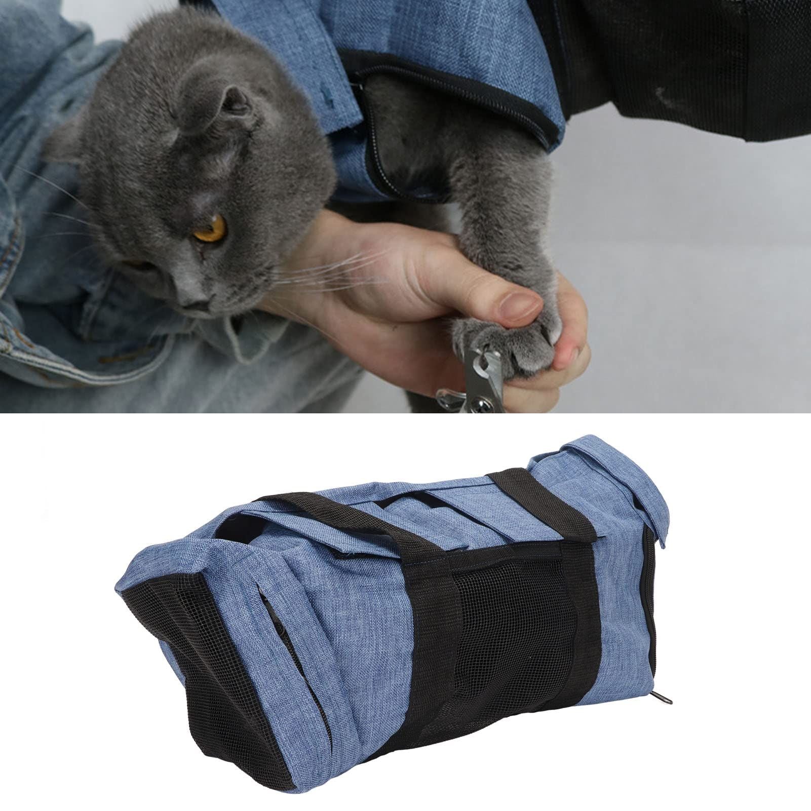 Cat Nail Clipping Cleaning Grooming Restraint Bag  Bath, beauty, injection, handbag, portable Oxford cat bag for going out