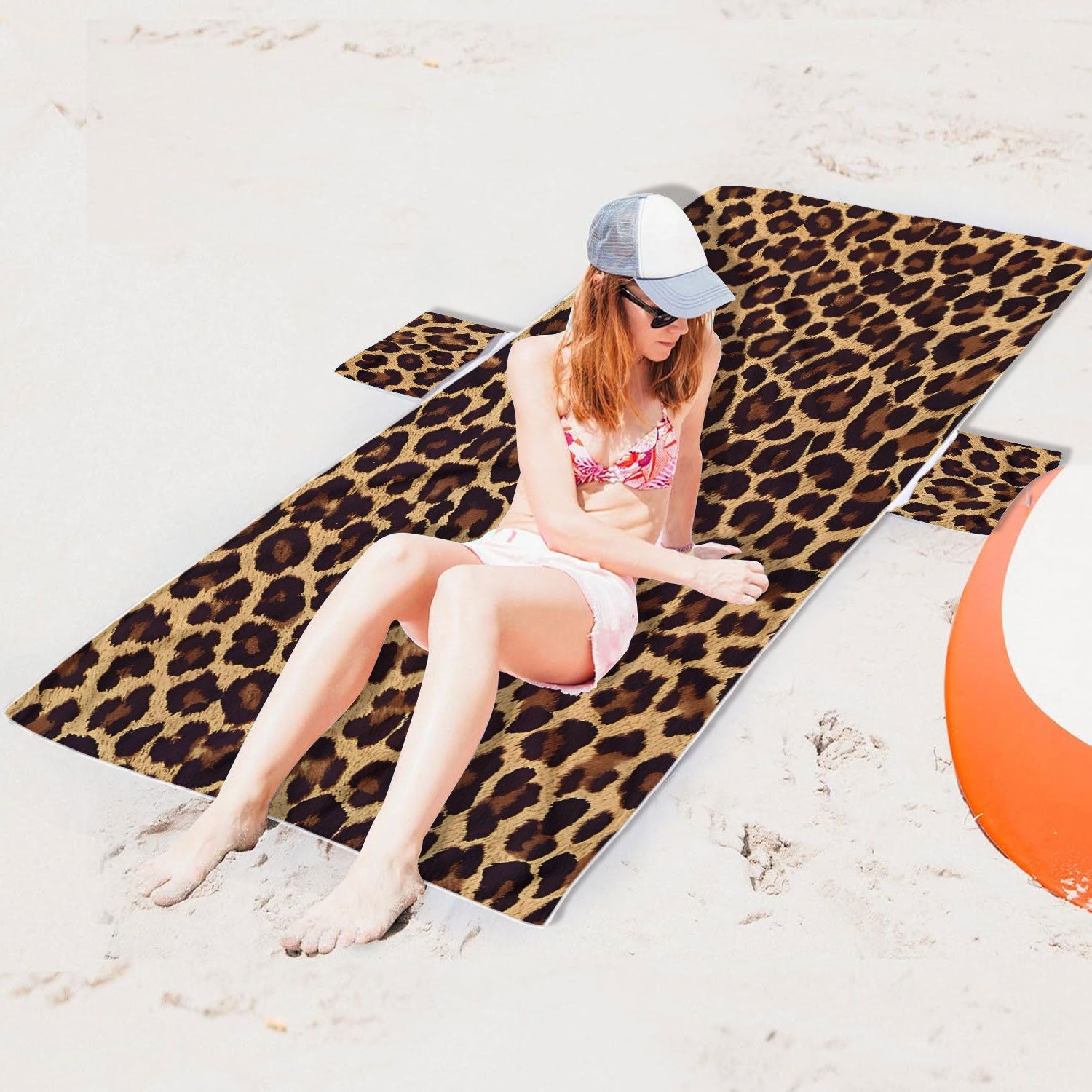 Chair Towel Cover, Portable Chaise Beach Towel, Sunbathing for Beach Pool Patio Garden Courtyard Outdoor Trips, （75x210cm）