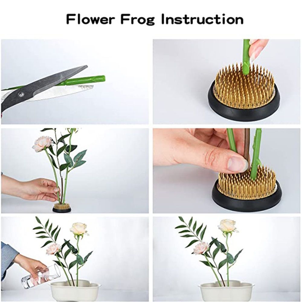 4/Set Flower Floral  Straightening Tool Flower Holder Fixed tools for plant decoration, floral arrangement, pin holder, circular flower arranger（23mm+26mm）