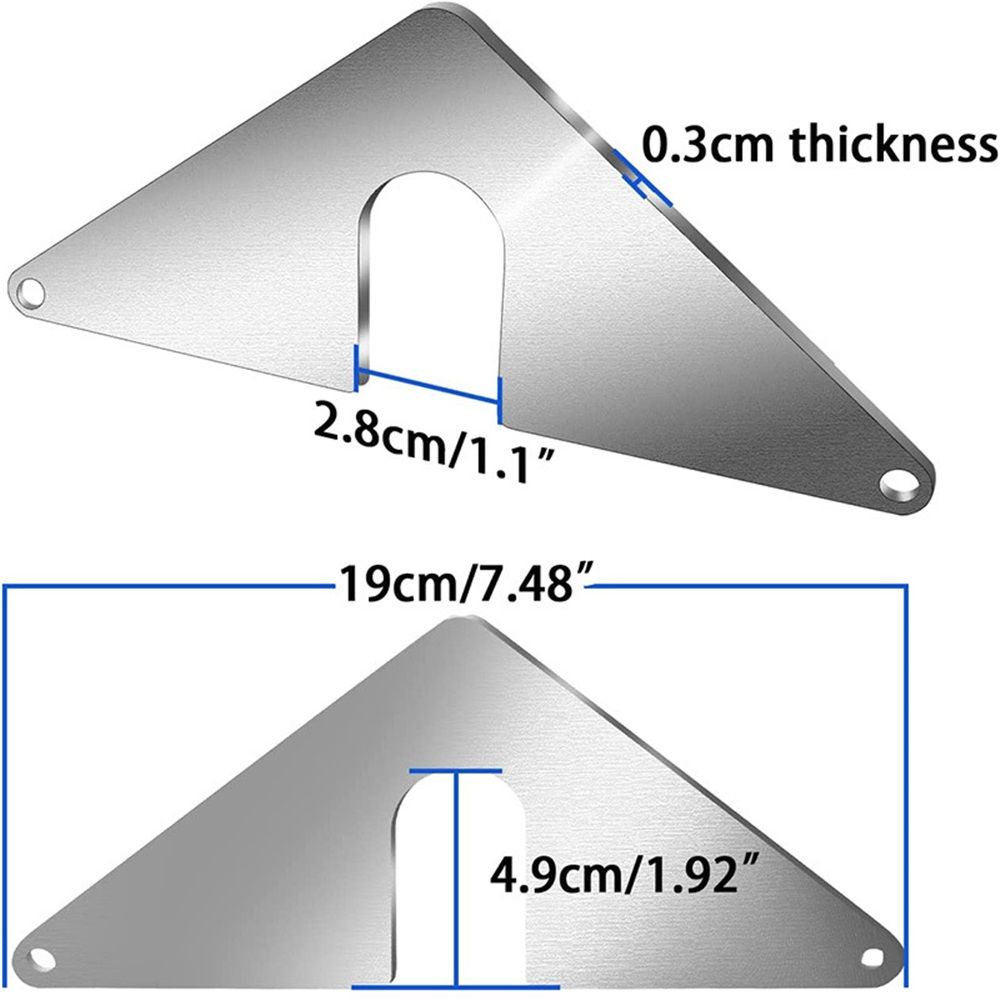 2-piece set - the best faucet mounting plate | hose box fixing kit | outdoor faucet repair | slide in | no need to disassemble faucet! No need for pipelines!