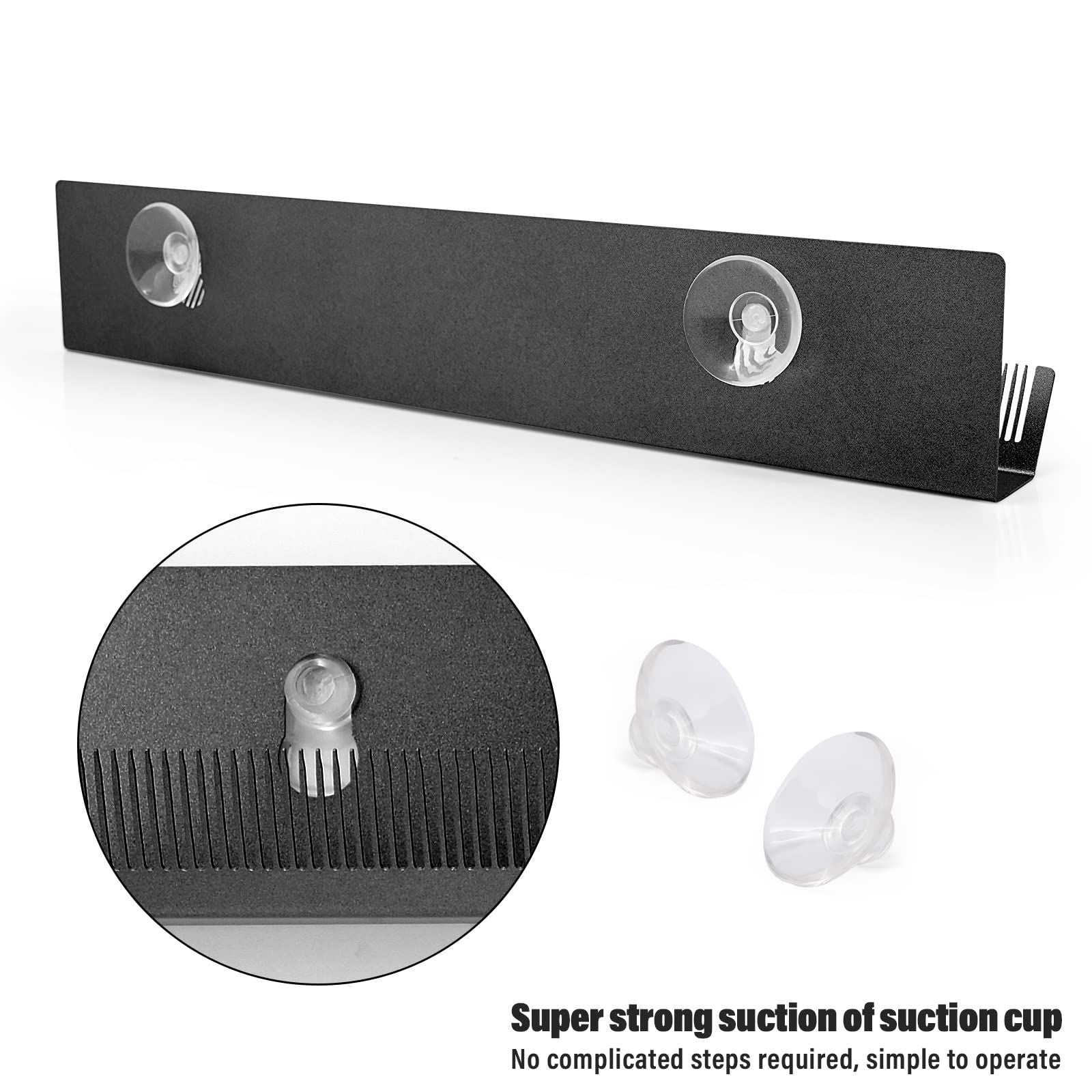 Hair Extension Holder for Styling Hair Stands Stainless Steel Hair Extension Display Hair Hanger Tool for Washing, Coloring and Blow-Drying of Weft, Clip-In, Tape-In Extensions (Black)