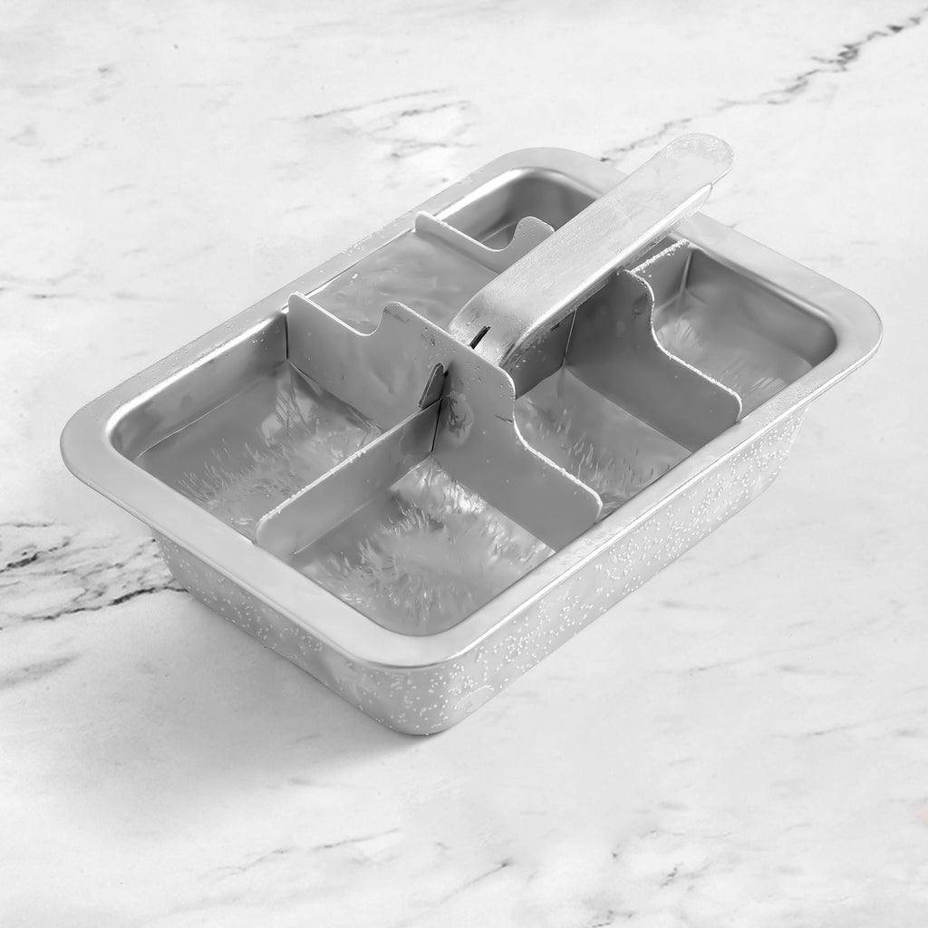 Retro Ice Cube Tray, Stainless Steel, Dishwasher Safe, , Non-Toxic & Easy Release for Kitchen & Bar Use