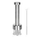 Meat Tenderizer Tool, 304 Stainless Steel, with 21 Needles & Retractable Safety Guard, for Tenderizing Beef, Turkey, Chicken, Steak, Dishwasher Safe