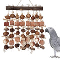 Large parrot toys, natural nuts, corn cobs, wooden African grey macaw, chew and tear toys, cockatoos, cockatoos, and large and medium-sized birds