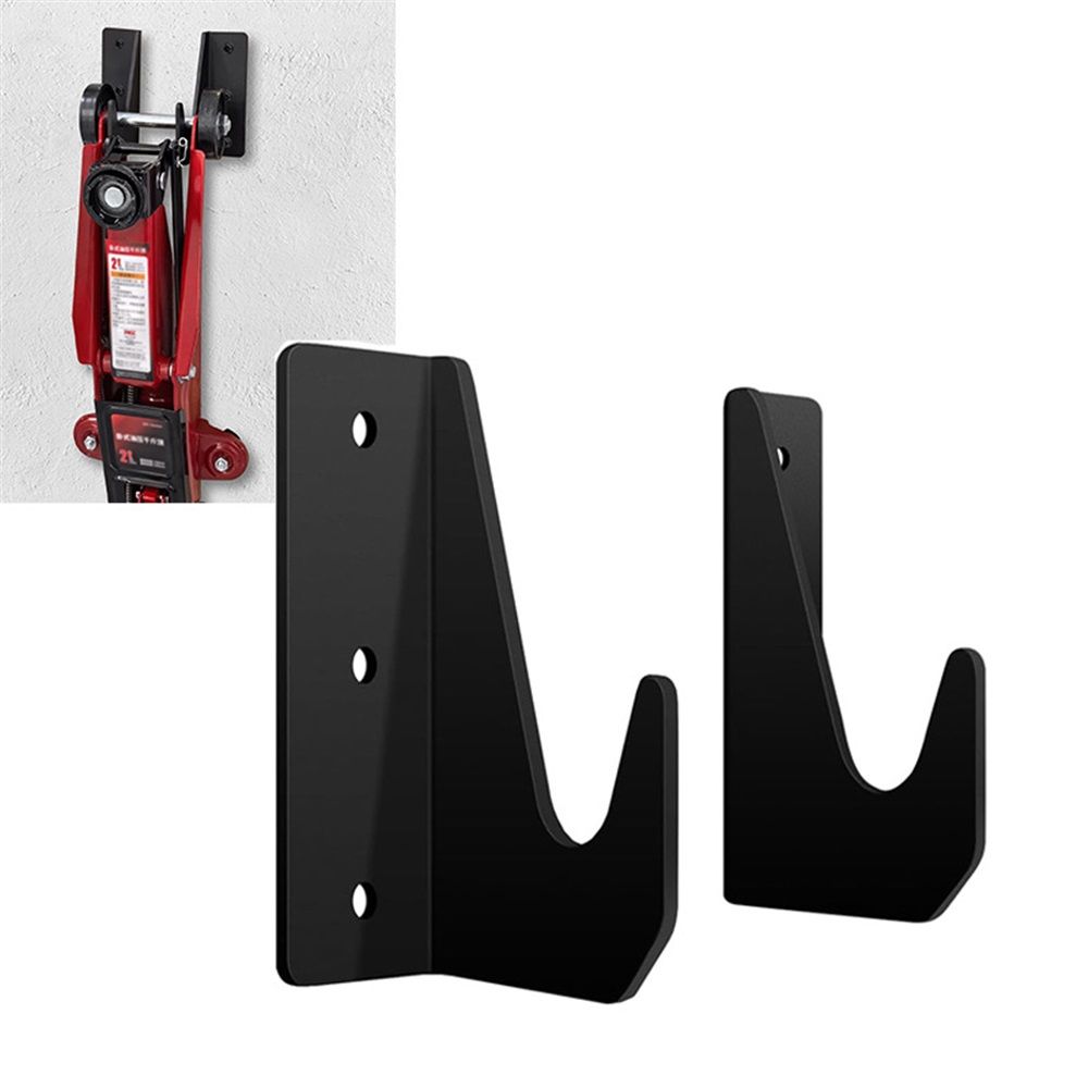 Floor Jack Stand Rack Wall Mount , Car Hydraulic Trolley Jack Stands Holder Wall Storage Rack Mount Brackets Jack Stands Tower Trailer Accessories Tool,  (2 Pack)