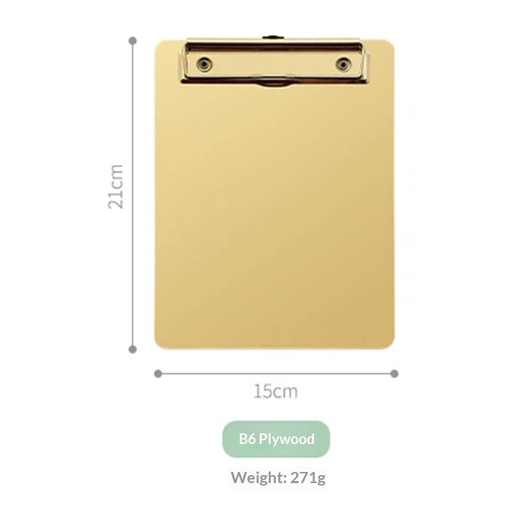 Stainless Steel Metal Clipboard,B6 and Letter Size Paper Clipboard for Home, Office, Hospital, Business（21*15cm）