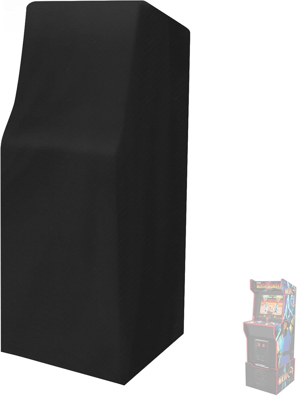 Game Machine Cover Waterproof & Dust-Proof Retro Home Arcade Machine Cover Electronic Game Cover Black（420D：56*79*168cm）