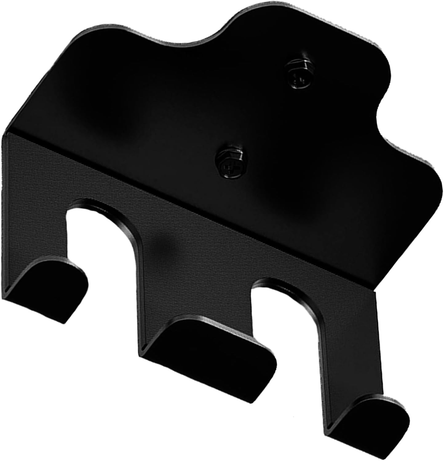 Wall Mounted Barbell Holder & Gym Accessory Rack – Heavy Duty Steel Storage for Barbells, Collars, Bands, and Fitness Gear –Three hook barbell hanger