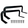 Mattress Retainer Bar 2PCS, 3.5'' Corner, Black, Non Slip, Metal, Adult, MATTRESS COVER