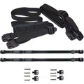 2 PCS Heavy Duty Hot Tub Cover Wind Straps FITS Most SPAS Locks Adjustable Length 67"~116" (Black, 9.5 Ft)