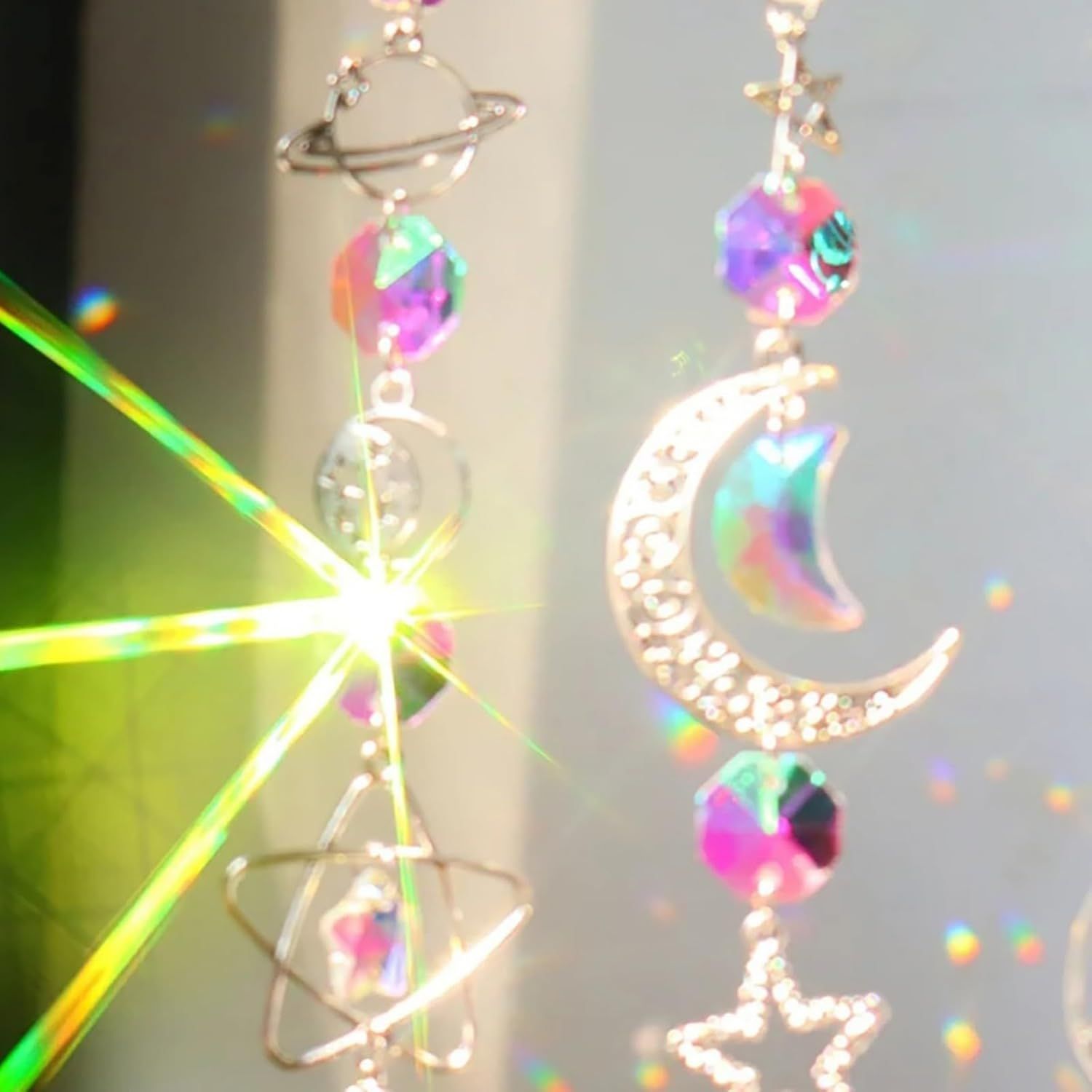 2pcs car Mirror Hanging Accessories，Car Charm，Rear View Mirror Hanging Decors， Gifts for Women