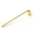 2pcs Candle Snuffer, Golden Candle Snuffer Extinguisher with Long Handle, Gold Color Stainless Steel Wick Flame Snuffer for Putting Out Candle Flame Safely