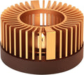 Teapot Warmer,Durable Tea Warmer for Heating Tea, Coffee, Milk & Food, Made Aluminum & Wood, Compatible with Most Standard Teapots