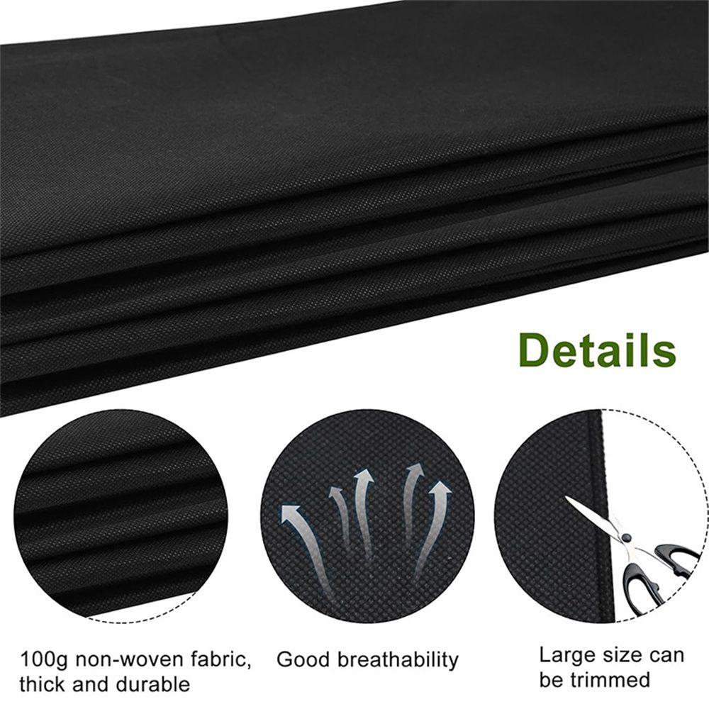 Planter Liner, Fabric Planter Basket Liner for Large Veg Trough, Non Woven Fabric Plant Liners, Outdoor Raised Bed Planter Liner for Garden Flower Pot(1.6*2.1m)