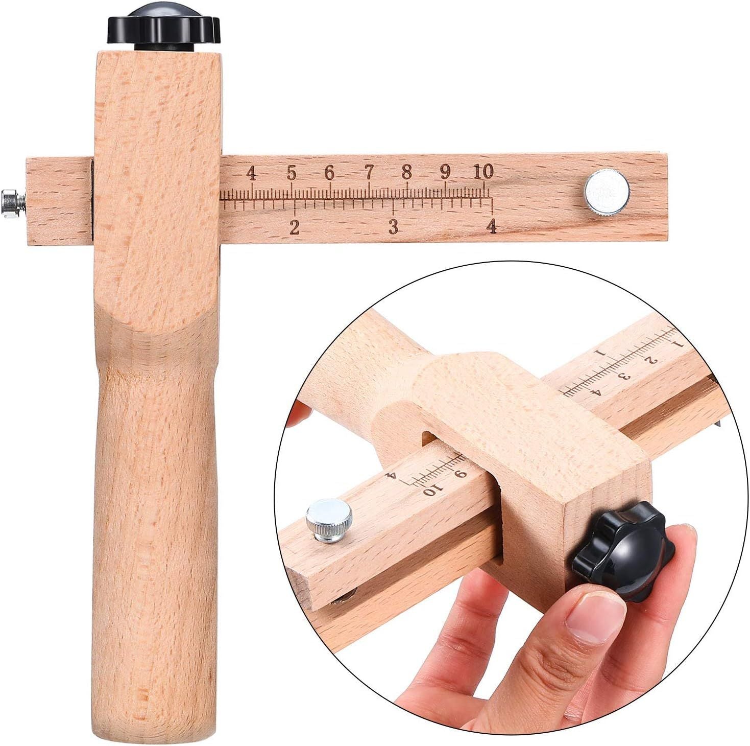Leather Strap Cutter, Strip and Strap Leather Wood DIY Craft Hand Cutting Tool Adjustable