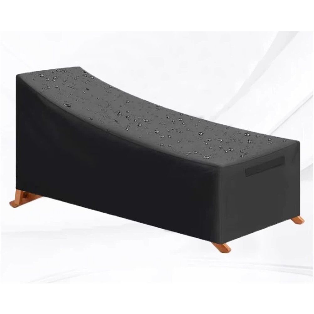 Outdoor Chaise Lounge Cover, Waterproof Patio Chaise Lounge Covers, Heavy Duty Patio Lounge Chair Cover, Patio Lounge Chair Cover（200*70*40/68cm）