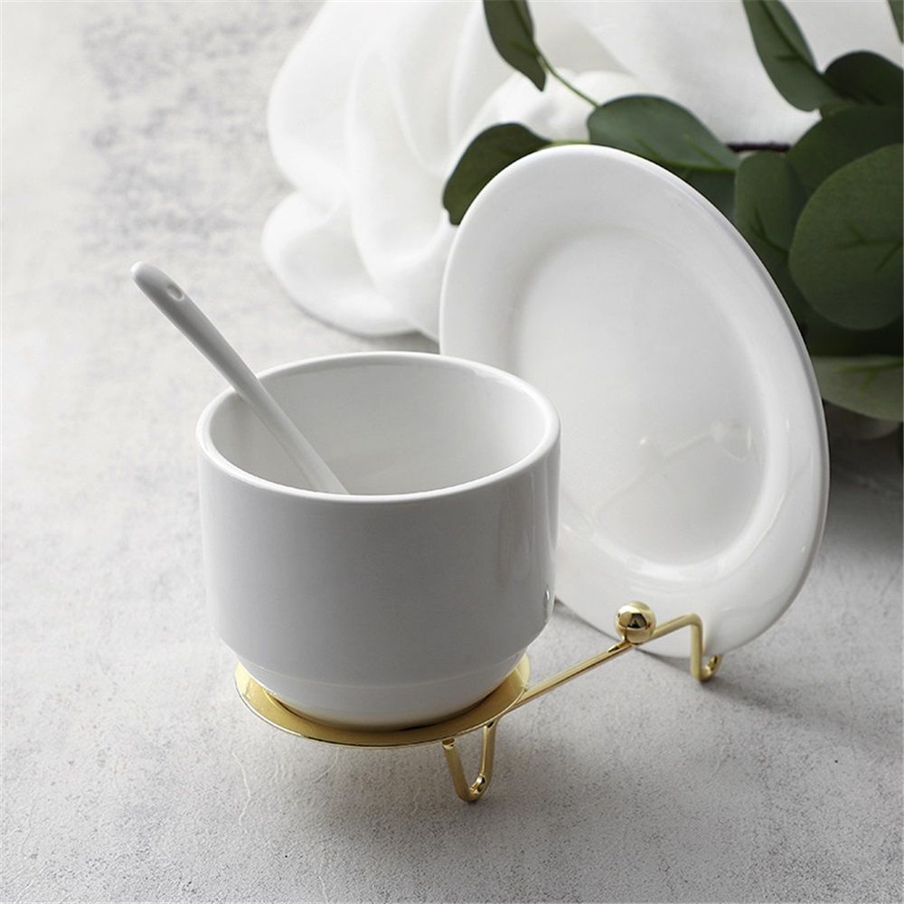 Creative Hobbies Etched Base Cup & Saucer Stand - Elegant Display Holder for Tea Sets, Plates, and Collectibles | 1 Pack