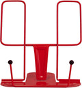File Sorters Portable Book Holder Adjustable Reading Rest Recipe Cookbook Stand Cell Phone Stand for Cookbook Textbook Tablet Holder ( Red)