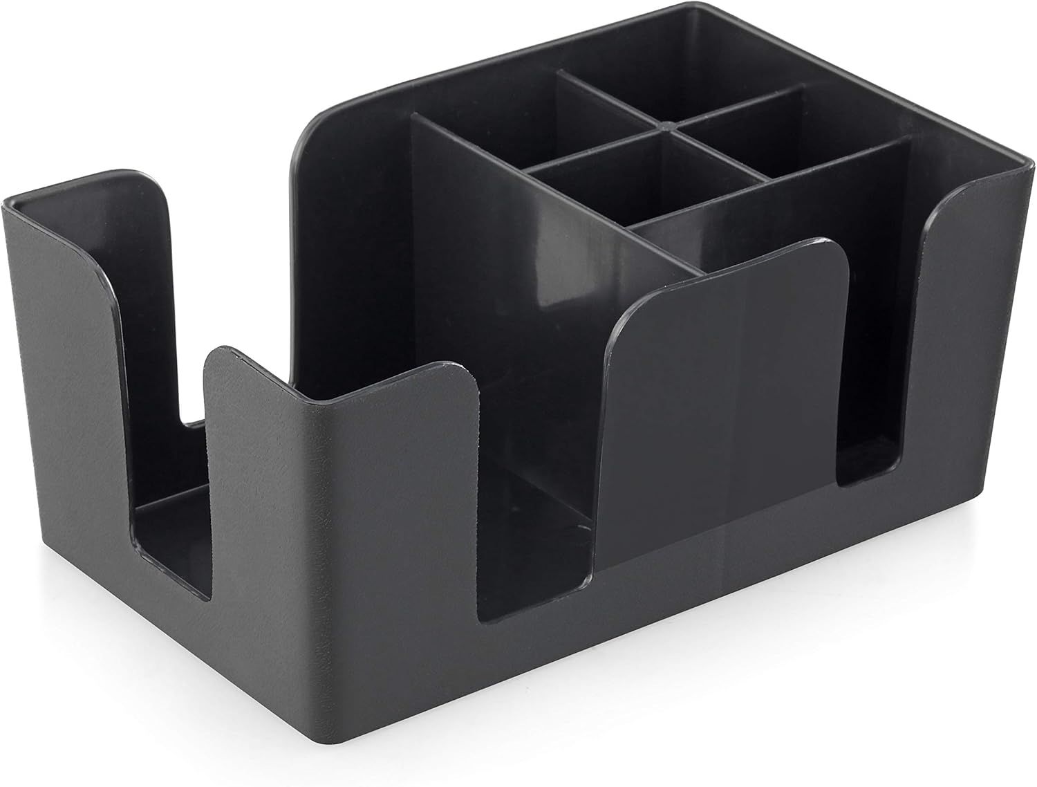 Multi functional tissue box, bar counter, straw box, storage mixing bar, storage box, KTV storage box（Black）