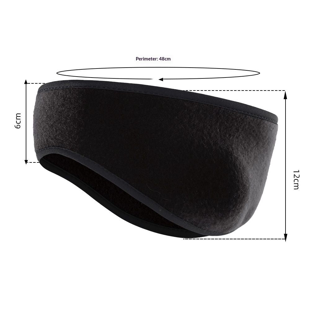 Winter Headband Ear Muffs Ear Covers for Cold Weather Running Cycling Ski Lightweight Winter Ear Warmer for Running,Black