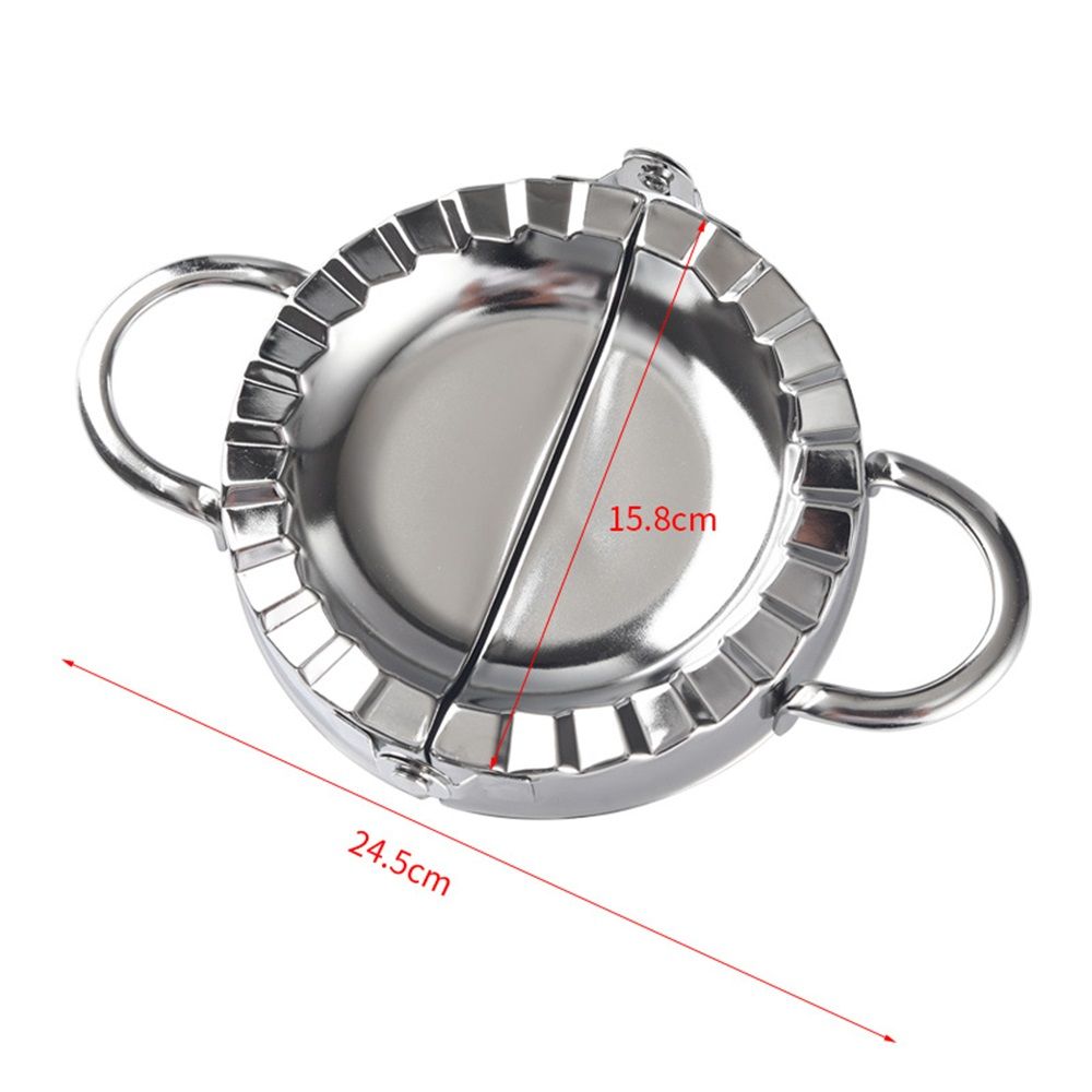 Stainless Steel Large Ravioli Maker, Pastry Tools, Jiaozi Maker, Dough Cutter for Pocket Pie, Pierogi & Hand Pie（15cm）