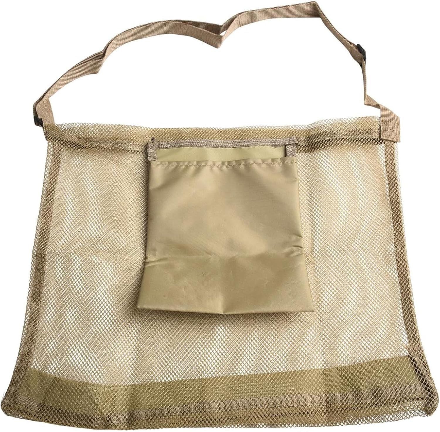 Mushroom Hunting Foraging Bag, Mesh Pouch Harvesting Bag for Garden Fruit Picking （olive drab）