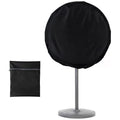 Dustproof & Waterproof Fan Cover for Diameter 70cm Oscillating Pedestal Fan Storage, Black, Oxford Fabric, Washable, Reusable, Easy to Install, 1 Pack