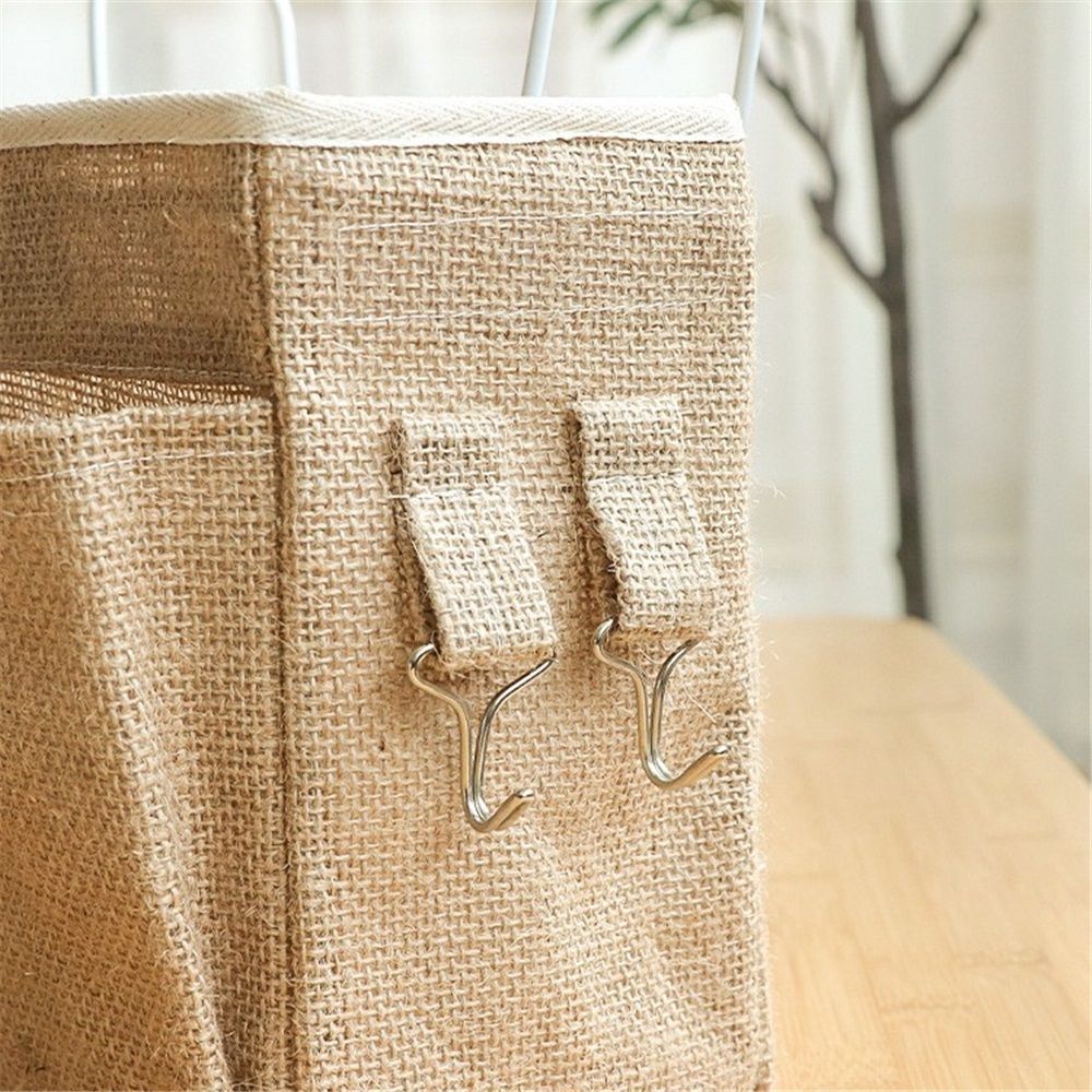 Bedside Caddy Hanging Organizer Bedside Storage Bag for Bunk and Hospital Beds  (flat mouth khaki color)