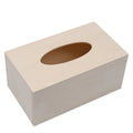 Tissue Box Cover Rectangle, Wood Tissue Box Holder, Wooden Facial Paper Holder for Bathroom, Bedroom, Dinner Table, Office