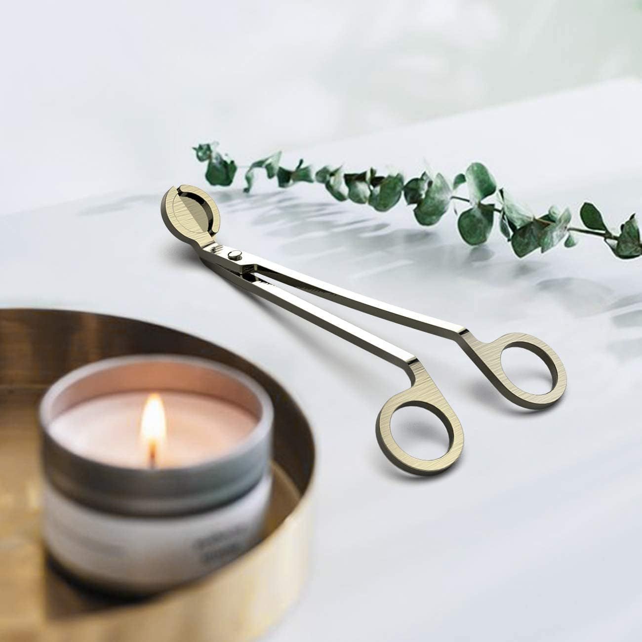 Candlewick trimmer, candle trimmer with pointed blades, used for candle care, sturdy trimmer