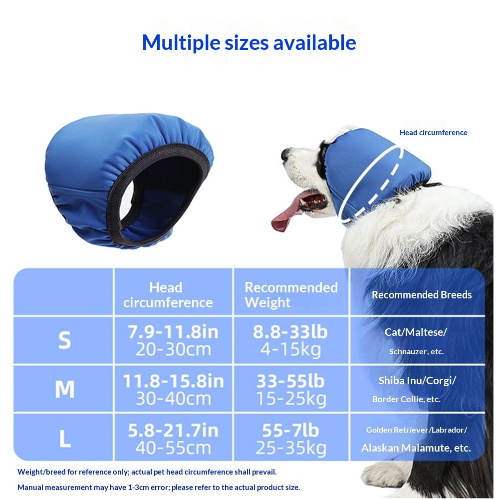 Cat bath waterproof earmuffs, pet swimming bath waterproof protective earmuffs, dog sleeping noise reducing earmuffs, (L)