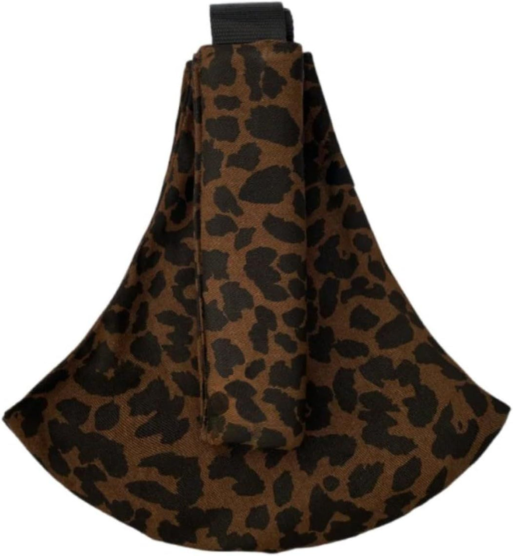 Baby Sling Carrier   Newborn to Toddler Sling Lightweight Baby Carrier Sling with Adjustable Straps Toddler Carrier Wrap for  (Brown Leopard)