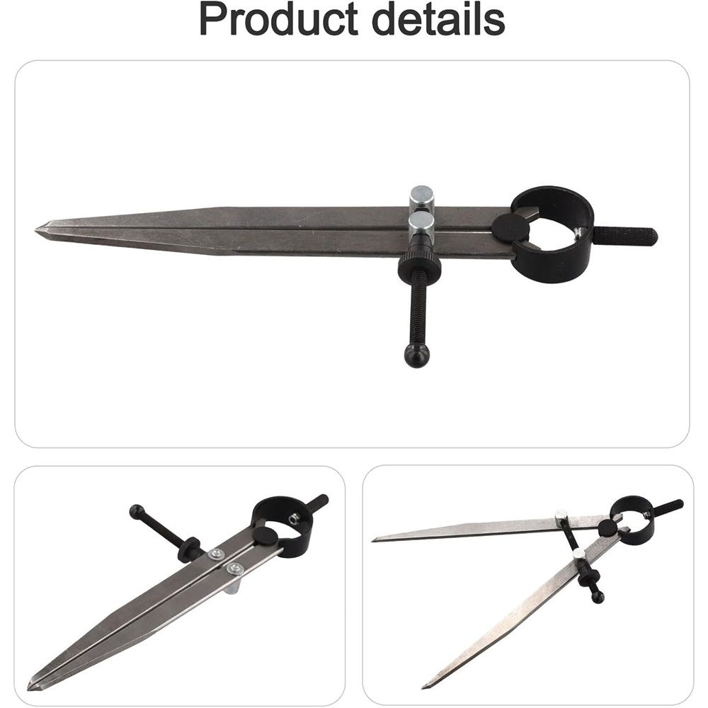 Adjustable Lockable Leather Divider Tool for DIY Leatherwork,Scribing Gauge for Precise Line Marking on Vegetable Tanned Leather,Measuring Tool for Bags and Intricate Leather Goods
