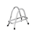 Cutting Board Rack Holder Stand - 304 Stainless Steel Chopping Board Organizer, Pan Rack with Stable Triangle Design, Stainless Steel Cutting Board Hold for Countertop Space Saving
