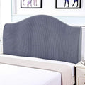 Bed Headboard Cover for Queen King , Stretch Headboard Slipcover Soft Dustproof Protector Cover Bed Head Cover for Bedroom (Grey,150*70cm)